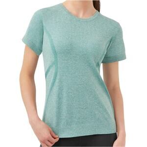 Member's Mark Women’s Work It Out Active Tee Astro Teal Heather Size XXL NWT